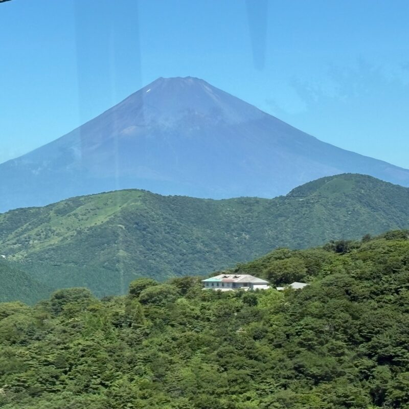 ロープウェイからの富士山